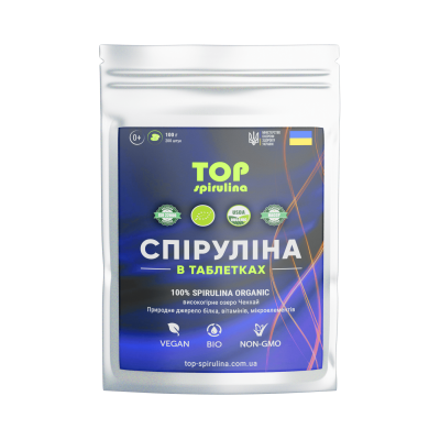 Топ Спіруліна - таблетки 100 г