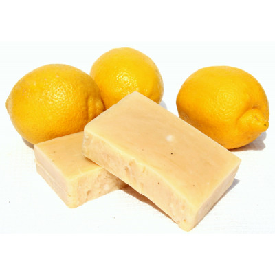 Твёрдое мыло-шампунь Лимон